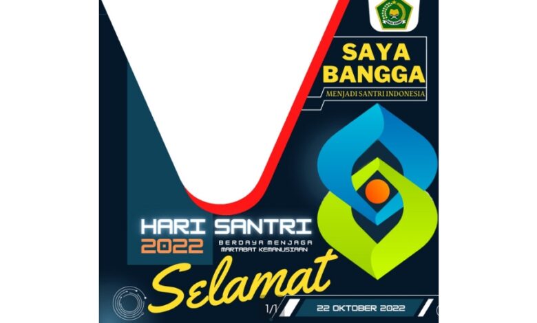 Twibbon Hari santri nasional 2022