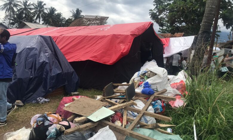 Pengungsi Gempa Cianjur Keluhkan Penanganan Sampah dari Pemerintah