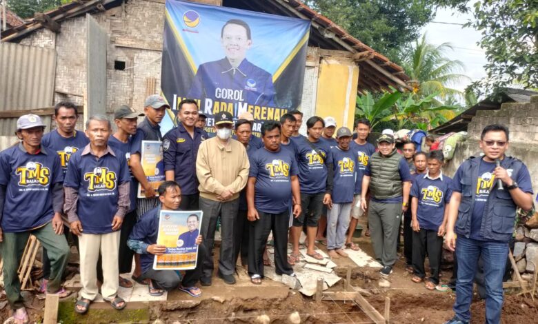 Rutiahu sampai Beasiswa, TMS Salurkan Berbagai Program Bantuan untuk Warga Cianjur