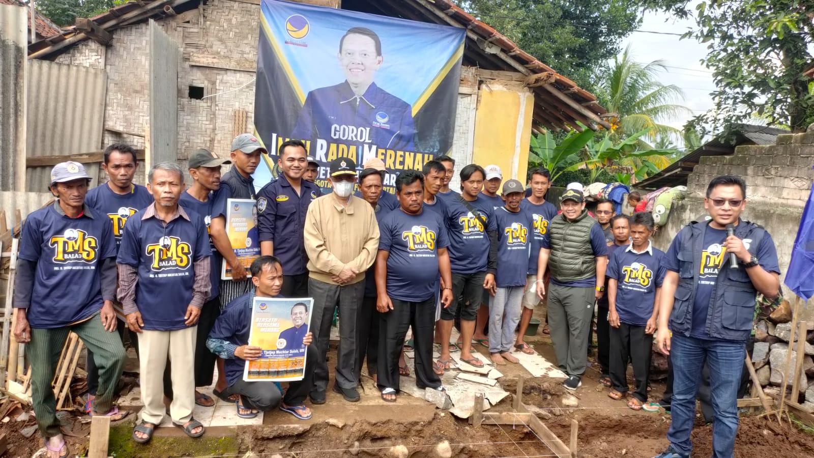 Rutiahu sampai Beasiswa, TMS Salurkan Berbagai Program Bantuan untuk Warga Cianjur