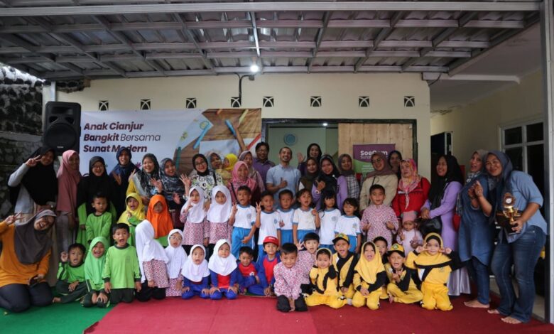 Sunat Modern Cipanas Gelar Trauma Healing Untuk Anak-anak