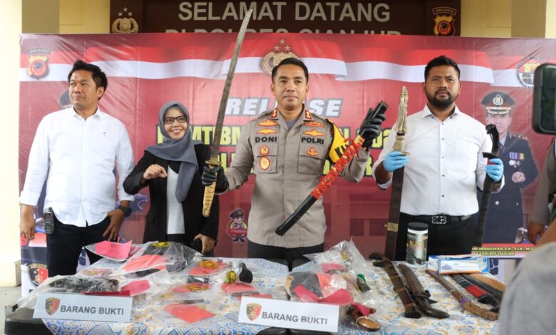 Selama 2022, Polres Cianjur Amankan 97 Tersangka Narkoba