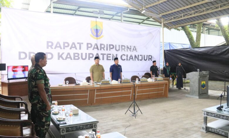 DPRD Cianjur Gelar Rapat Paripurna Untuk Bahas 5 Raperda