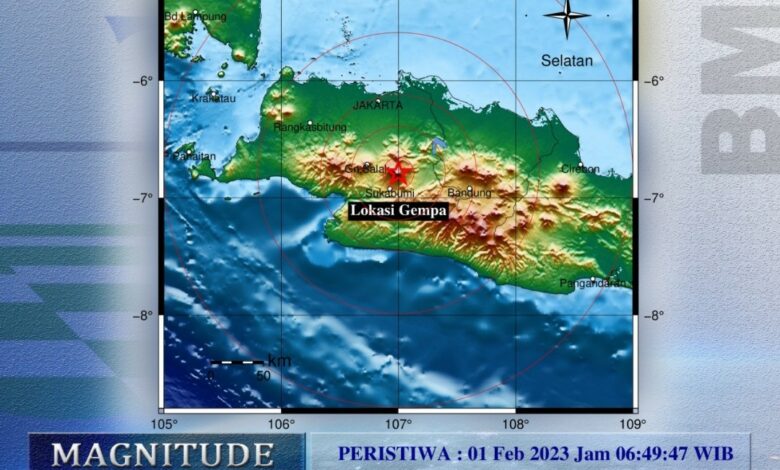 Gempa Bumi 2,2 Magnitudo 1 Februari 2023 Bikin Kaget Warga