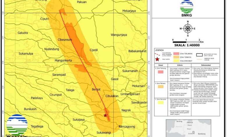 Zona merah sesar gempa Cianjur akan ditanami pohon keras