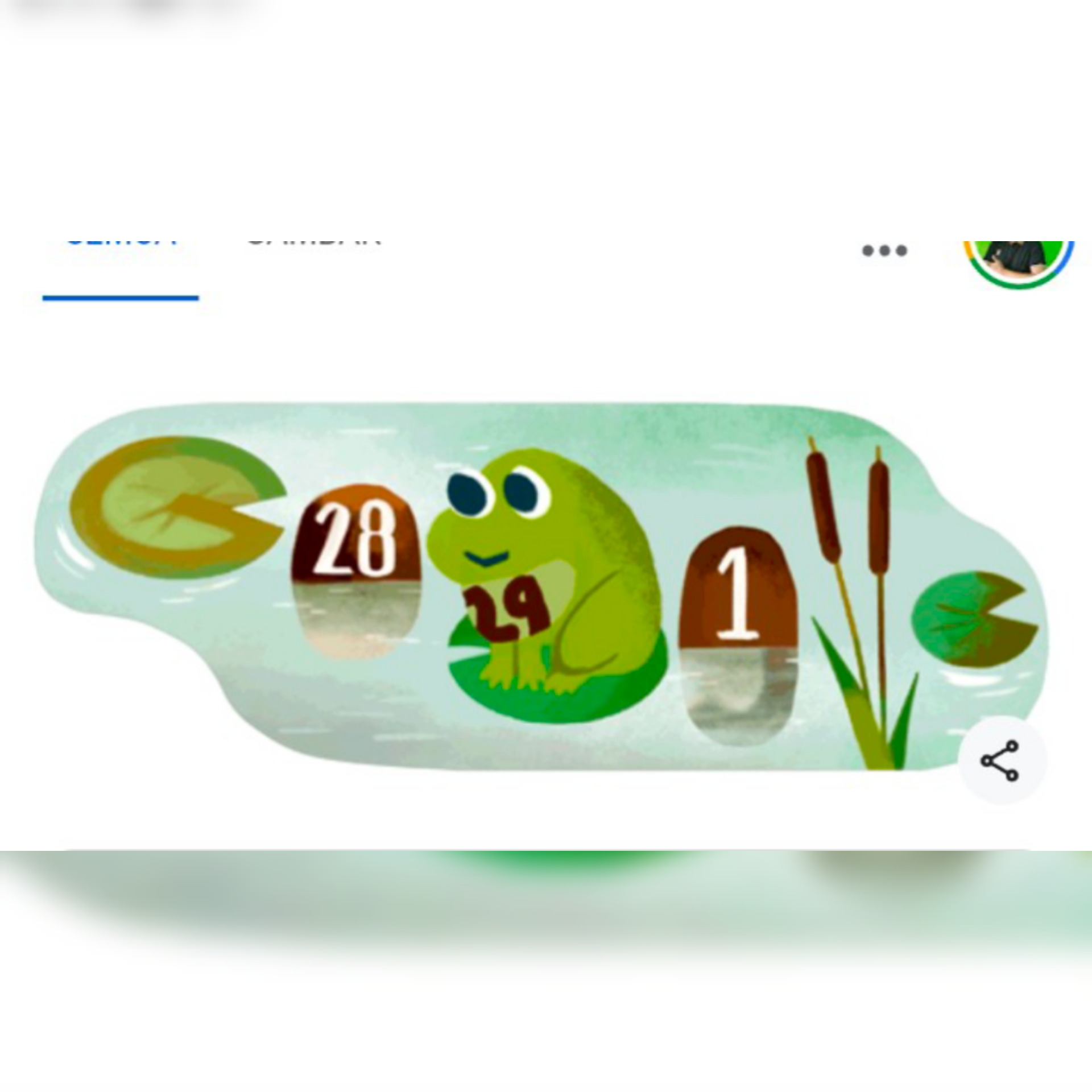 Rayakan Tahun Kabisat! Google Doodle Hadir dengan Animasi Katak Menggemaskan