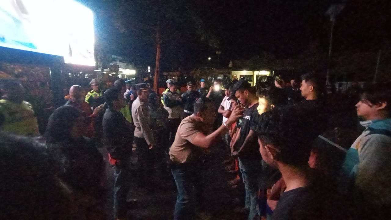 Polres Cianjur Amankan 27 Pelajar yang Kedapatan Perang Sarung di Tiga Titik di Cianjur