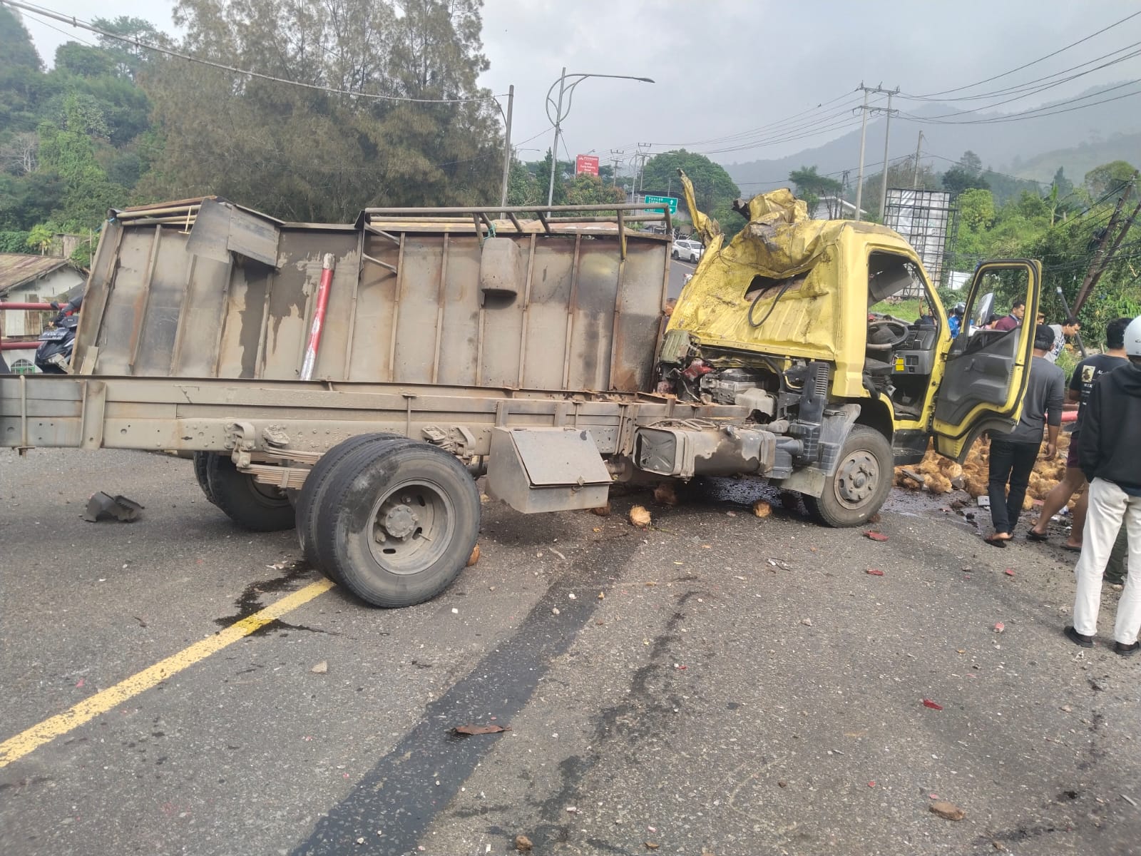 Truk Tabrak Jembatan di Cianjur, Satu Orang Meninggal Dunia