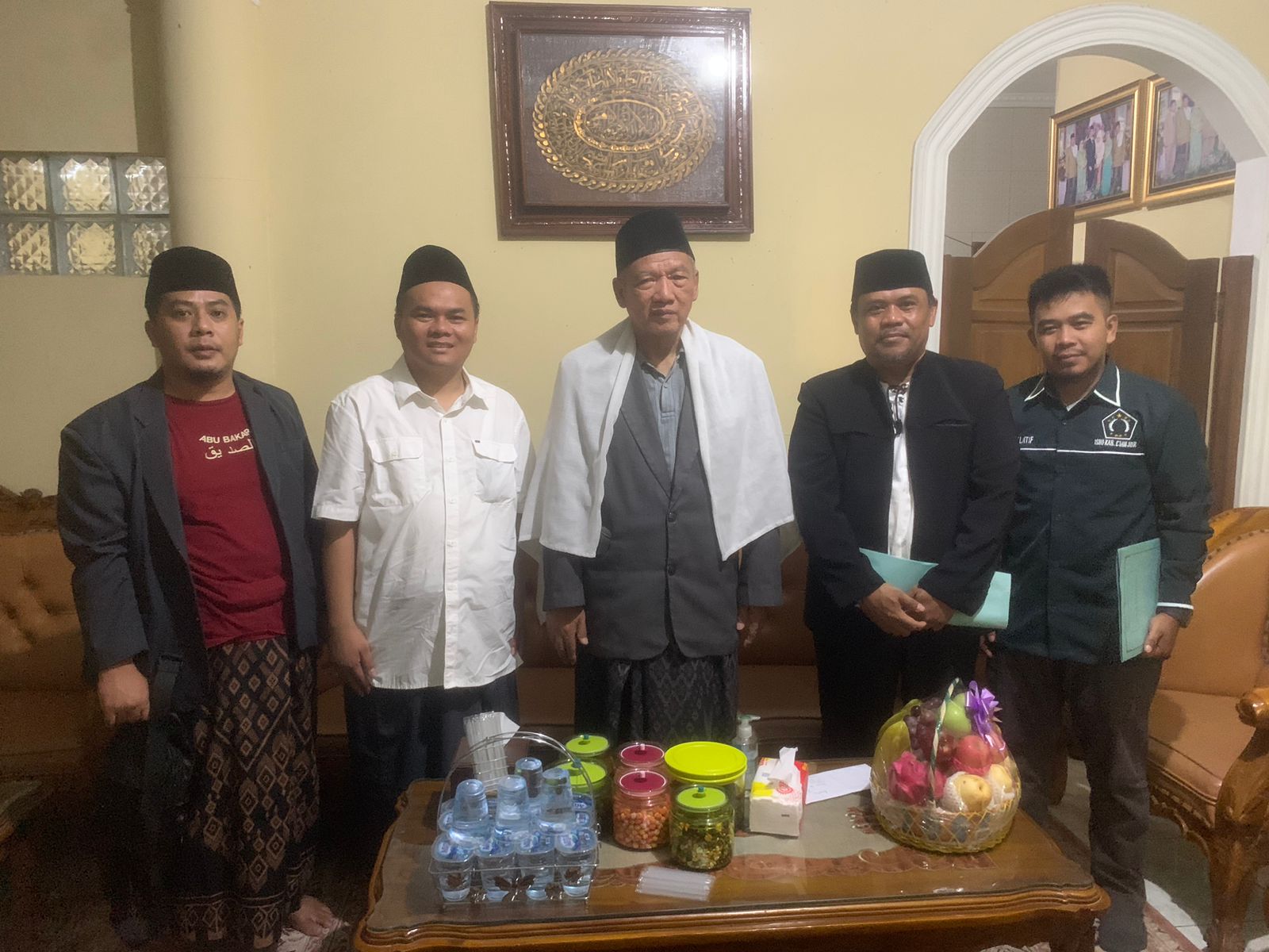 Sowan ke Rois Syuriah PCNU Cianjur, Kang Deni Dapat Nasehat dan Doa