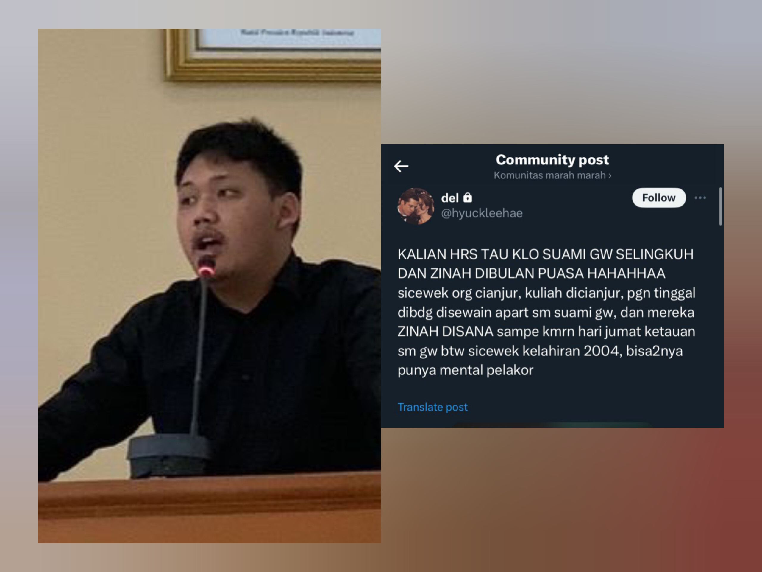 Heboh! Mahasiswi Unsur Dituding Pelakor, Kampus Ambil Sikap? 