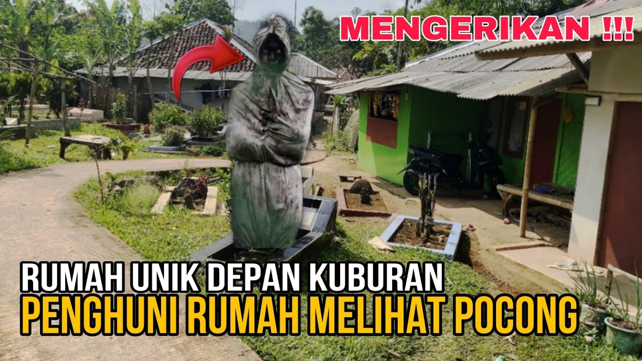 Bikin Merinding! Di Cianjur Selatan Ada Rumah yang Berhadapan Langsung Dengan Kuburan, Terbiasa Dengan Penampakan Pocong?