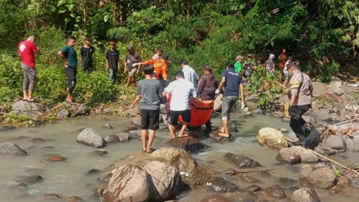 Penemuan Mayat Wanita di Sungai Cisela Cidaun Cianjur, Diduga Terpeleset dan Mengidap Gangguan Jiwa