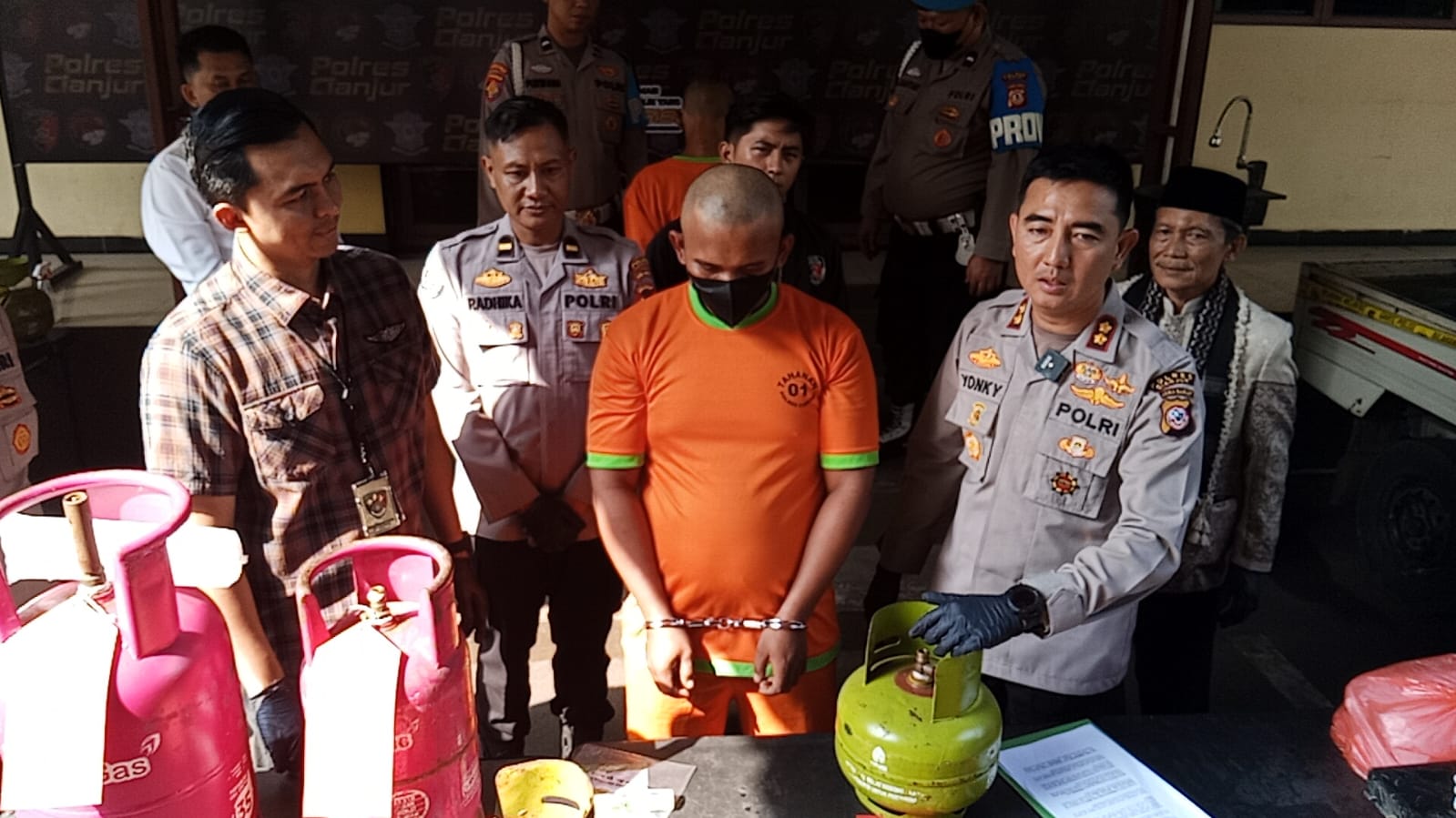 Polres Cianjur Berhasil Ungkap Kasus Pengoplosan Gas Elpiji Subsidi, Negara Rugi Hampir Rp1 Miliar