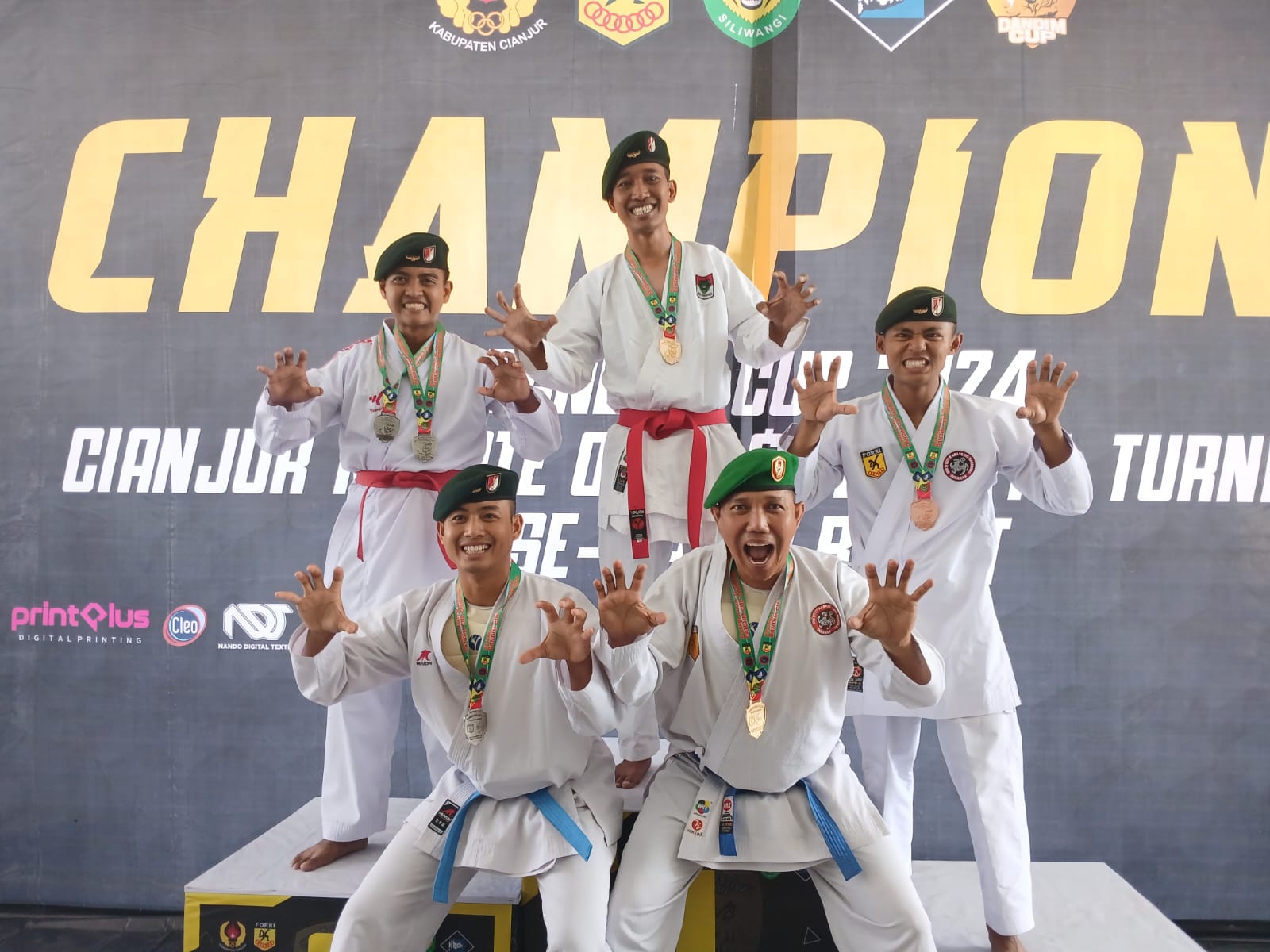 Dandim 0608 Cianjur Resmi Buka Kejuaraan Karate Dandim Cup 2024