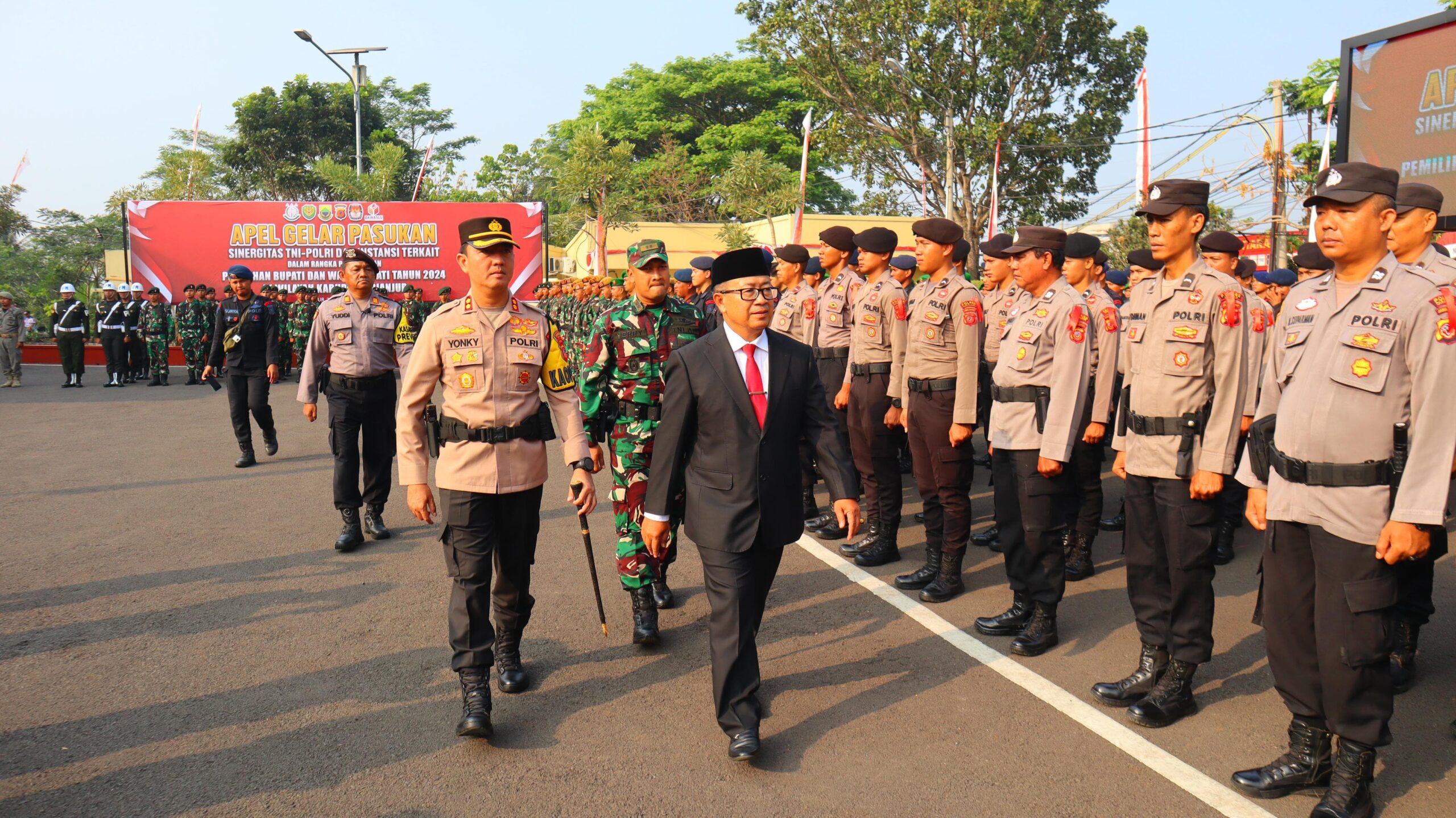 Pasukan Operasi Mantap Praja Lodaya Siap Amankan Pilkada Cianjur 2024