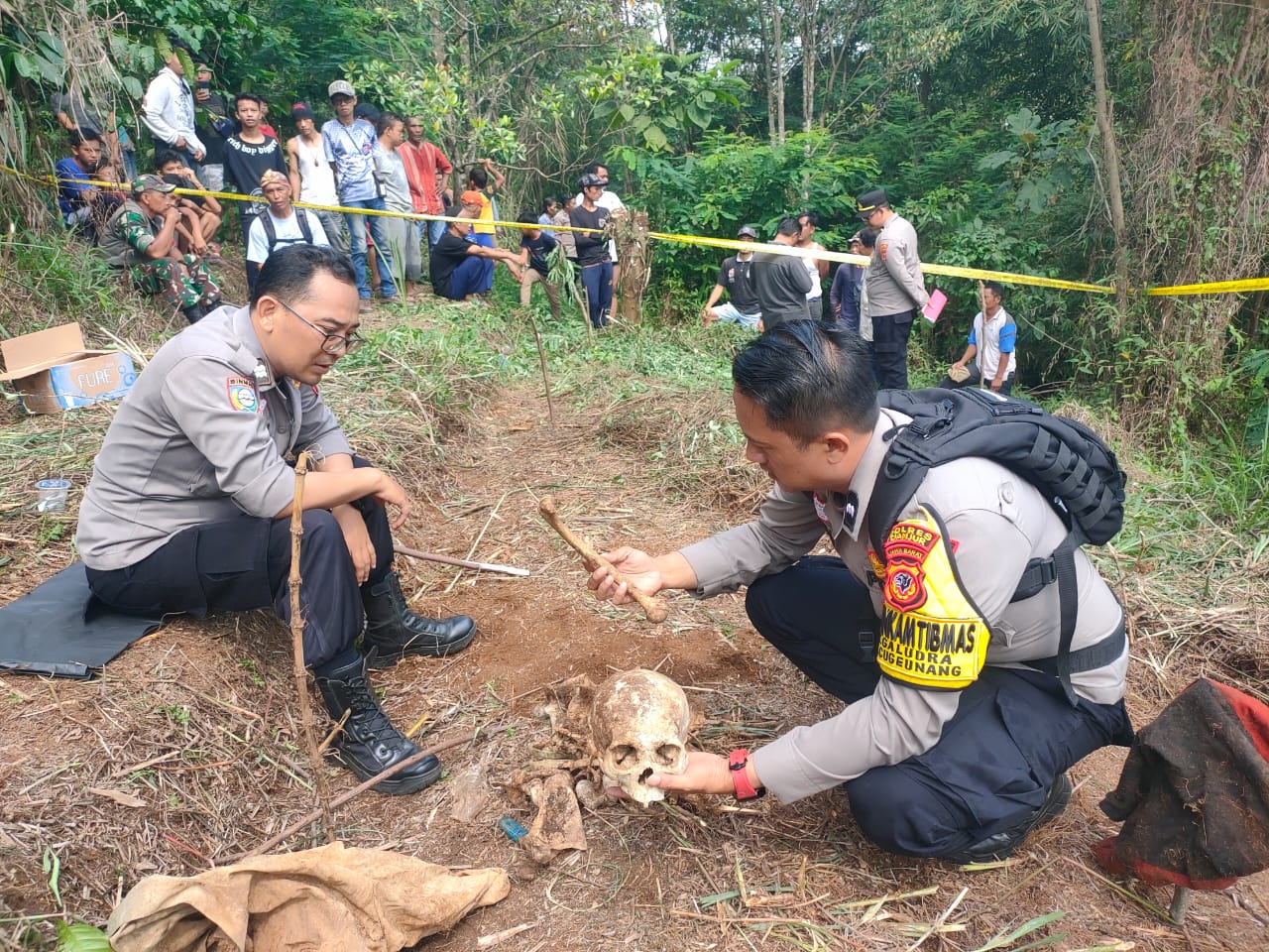 Penemuan Kerangka Manusia di Cugenang Gegerkan Warga, Ternyata Orang Hilang Sejak Tahun Lalu