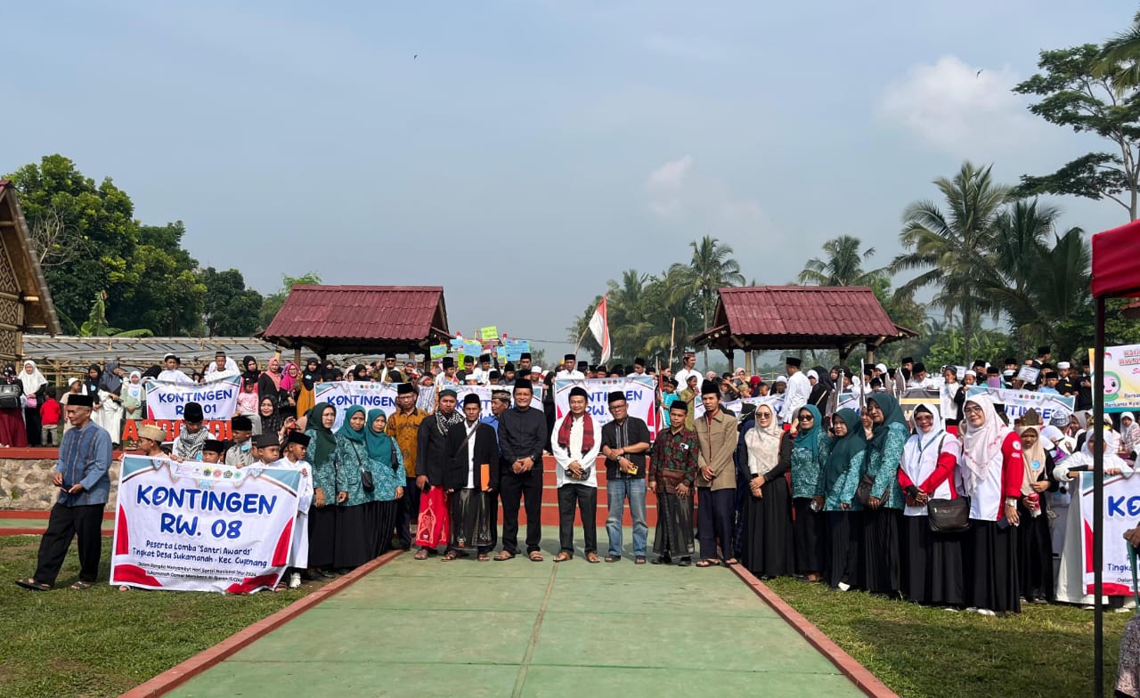 Pemdes Sukamanah Cianjur Sukses Gelar Santri Award 2024, Bina Generasi Muda Religius