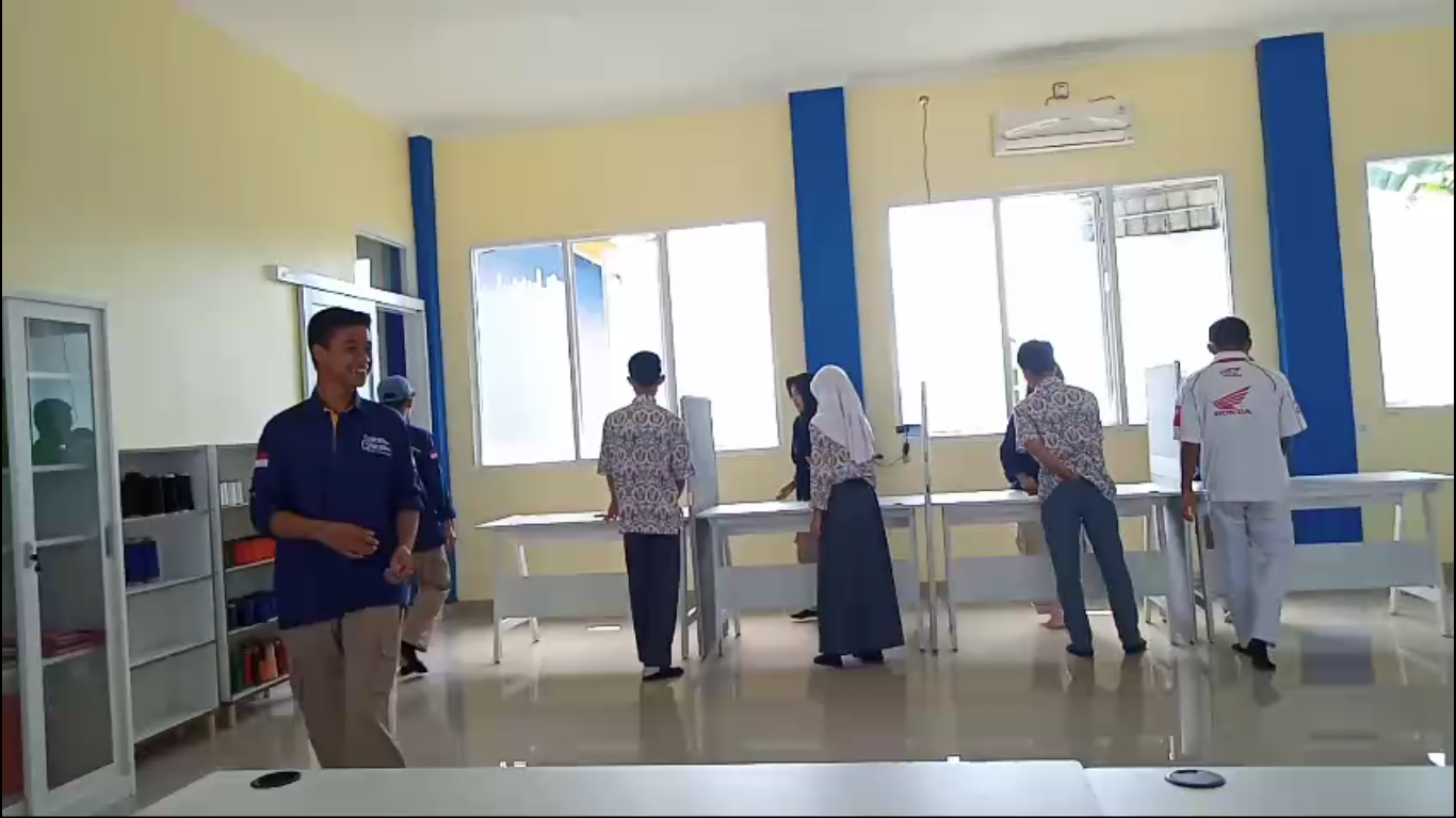 Unik! Pemilihan Ketua OSIS SMK Mutiara Qolbu Mirip Pilkada