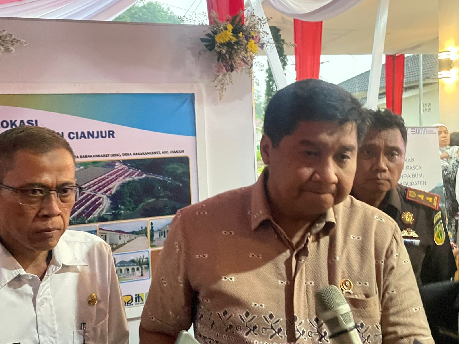 Air Kotor di Huntap Gempa Cianjur, Menteri PKP Desak Solusi Cepat