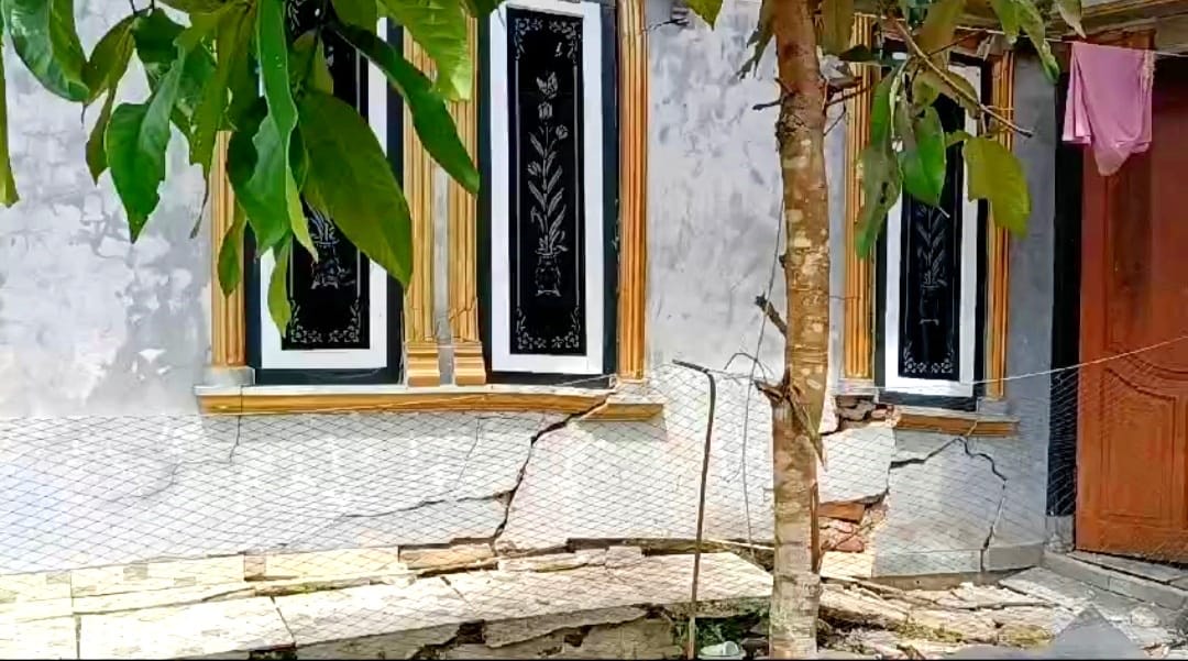 Pergerakan Tanah Terjadi Lagi di Takokak Cianjur, 93 Rumah Rusak dan 128 KK Terdampak