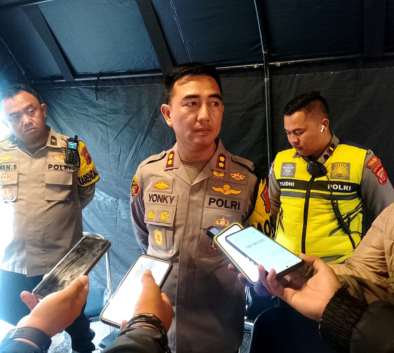 27 Titik Bencana Cianjur Selatan, Polres Terapkan Rekayasa Lalu Lintas