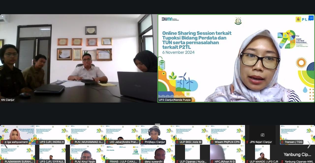 Peran BUMN Jelang Hari Pahlawan: Sharing Session Online Terkait Tupoksi Bidang Perdata dan TUN serta Permasalahan Penertiban Pemakaian Tenaga Listrik