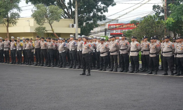 Kamtibmas yang Stabil, Polres Cianjur Tingkatkan Kedisiplinan Personel