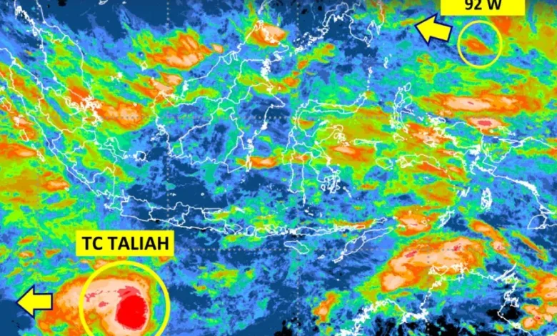 Siklon Tropis Taliah Ancam Cuaca Indonesia, BMKG Peringatkan Gelombang Tinggi