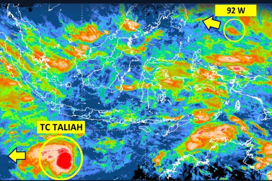 Siklon Tropis Taliah Ancam Cuaca Indonesia, BMKG Peringatkan Gelombang Tinggi