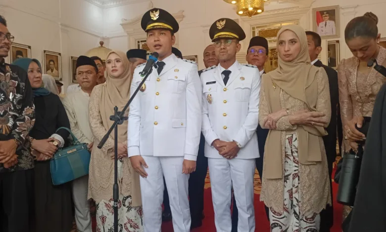 Wahyu-Ramzi Bawa Harapan Untuk Anak Muda Usai Dilantik Jadi Bupati dan Wakil Bupati Cianjur