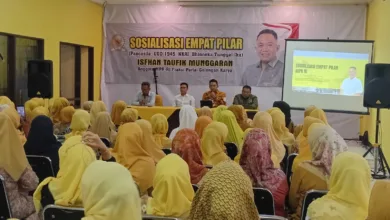 Isfhan Taufik Munggaran sosialisasikan Empat Pilar MPR RI di Cianjur.