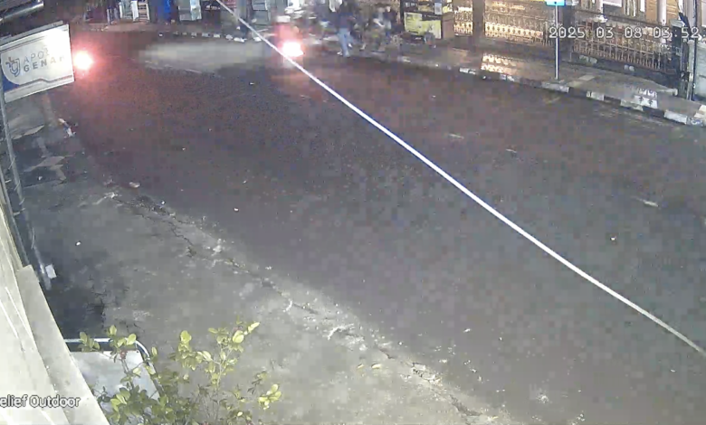 Terekam CCTV, Diduga Terjadi Pembacokan di Cianjur