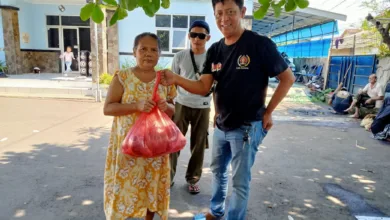 PWI Cianjur Kurban Tiga Ekor Domba, Bagikan Daging Bagi Warga Sekitar