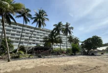 SIAP SAMBUT NATARU: Grand Inna Samudra Beach Hotel (GISBH) berdiri megah di tepi pantai Palabuhan Ratu, Kabupaten Sukabumi