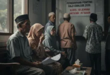 Calon jemaah haji di Cianjur menghadapi ketidakpastian setelah kuota haji 2026 anjlok menjadi 59 orang. Kebijakan baru menyebabkan antrean membengkak hingga 26 tahun.