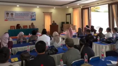 Suasana kegiatan Rekonsiliasi Data Kepariwisataan Tahun 2025 yang digelar Dinas Kebudayaan dan Pariwisata (Disbudpar) Kabupaten Cianjur di Bumi Ciherang Hotel, Selasa (25/11/2025).