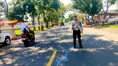 Potret kecelakaan maut di jalan Raya Bandung, Sukaluyu Cianjur. Foto: Istimewa